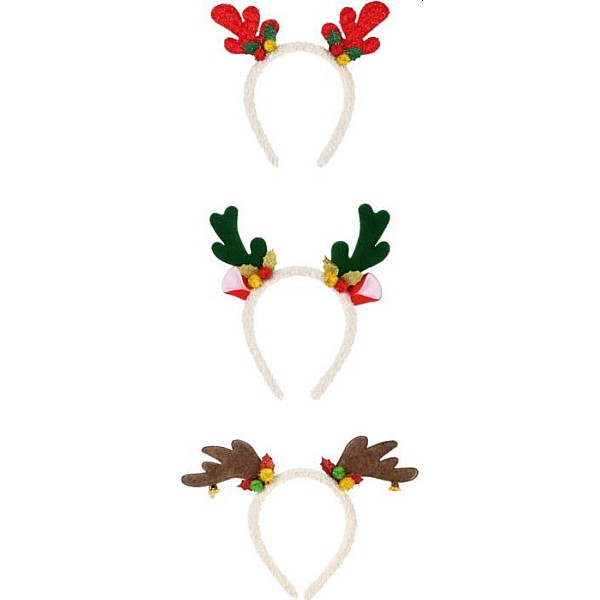 Χριστουγεννιάτικη Στέκα Κέρατα Ελαφιού σε 3 διαφορετικά σχέδια  H&S AAE 337630