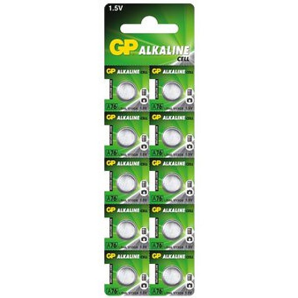 GP Αλκαλικές μπαταρίες 1,5V AG13 LR44  blister 10 τεμαχίων L1154