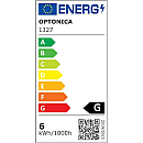 Λαμπτήρας Led E27 G45 5.5Watt Φυσικό Λευκό 4500K MT-N 1328 OPTONICA