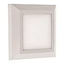 Φωτιστικό LED επίτοιχο Slim 125x125mm 3W  Θερμό λευκό 3000K Λευκό Pro 145-52004 Eurolamp