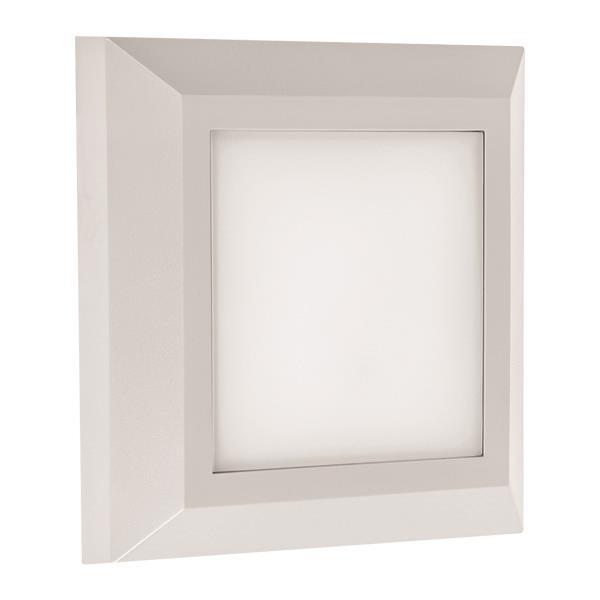 Φωτιστικό LED επίτοιχο Slim 125x125mm 3W  Θερμό λευκό 3000K Λευκό Pro 145-52004 Eurolamp