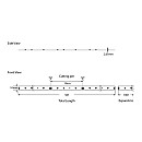 Ταινία led ισχύος 10W/m 60 SMD2835/m χρωματισμός μπλε  IP20 145-70135 Eurolamp