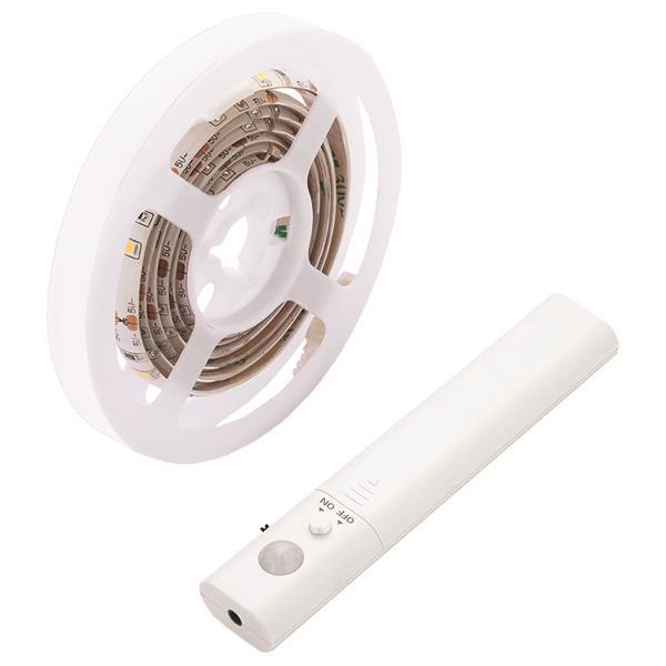 Σετ εύκαμπτης ταινίας LED με αισθητήρα κίνησης 1m 2.4W 3000K Θερμό λευκό IP65 145-70024 Eurolamp