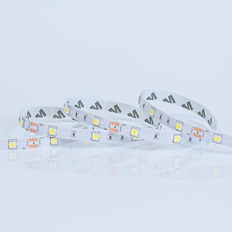 Ταινία LED SMD 5050 DC 24V IP20 14.4W/m Φυσικό λευκό 4000K 936lm/m 60LED/m Eurolamp 145-70251 5 μέτρα