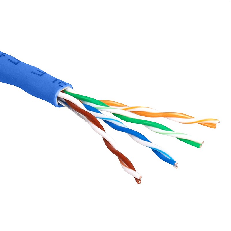 U/UTP Cat.6 Cable 305m Μπλε CAT-6e 23AWG Χαλκός -CU Καλώδιο δικτύου 1 μέτρο 150-21001 Wairel