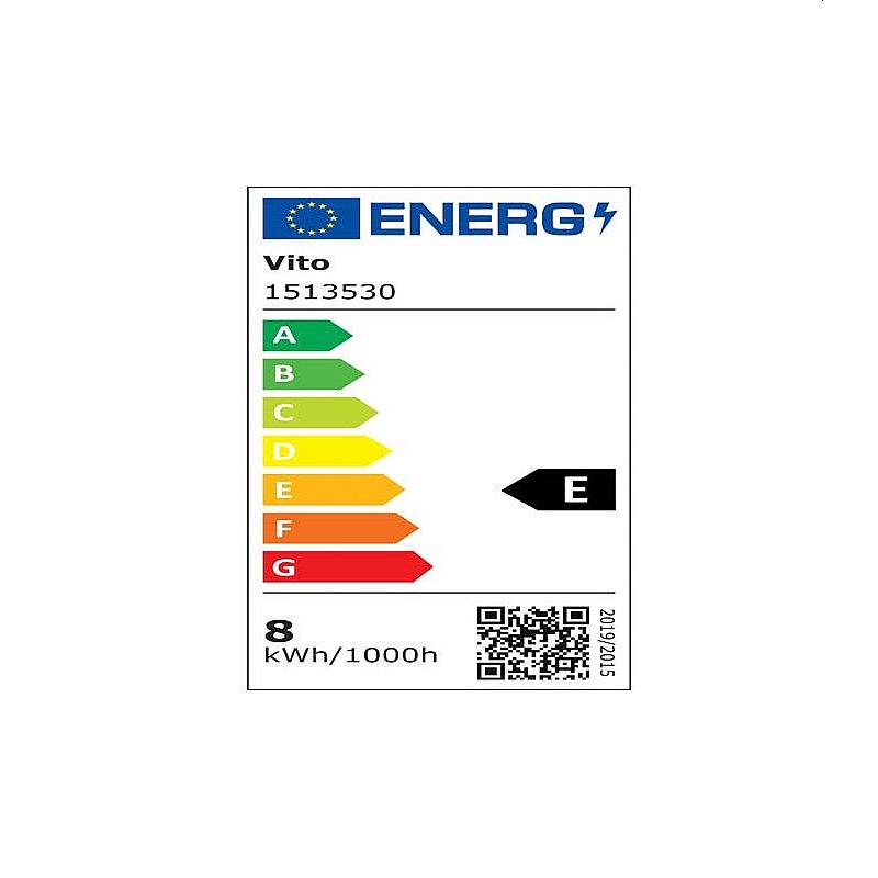 Λαμπτήρας LED E27 ST64 8Watt Θερμό λευκό 2500Κ Filament ledisone 1513530 VITONE