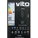 Λαμπτήρας Led E27 G95 4Watt Θερμό λευκό 2200K Filament Vintage 1519180 VITO