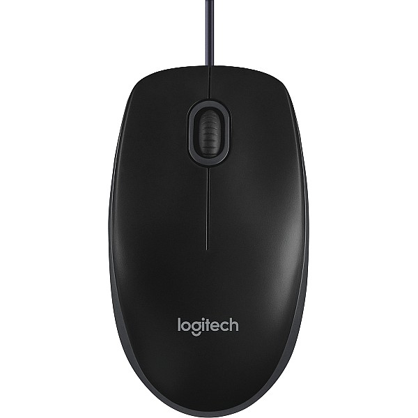 Ενσύρματο ποντίκι USB οπτικό μαύρο B100 Logitech 910-005547