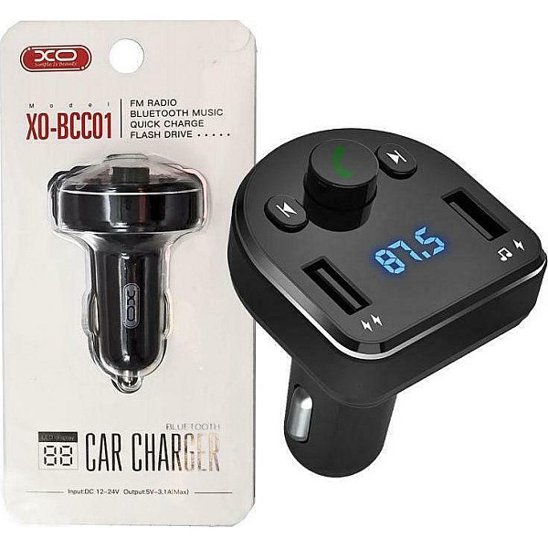  XO BCC01 FM Transmitter Αυτοκινήτου με Bluetooth 