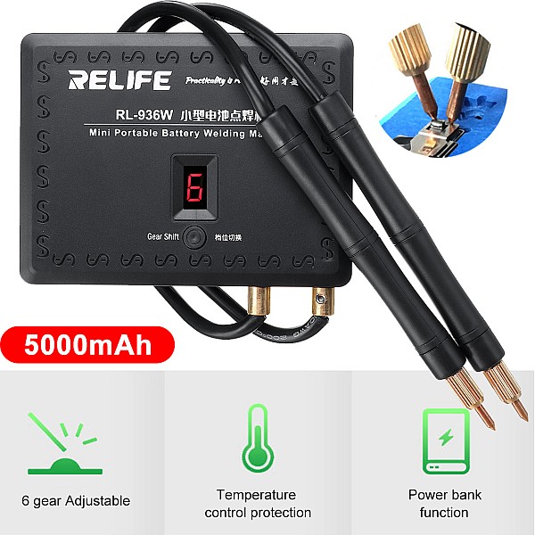 RELIFE ηλεκτροπόντα μπαταριών RL-936W, 8 επίπεδα, 4000mAh