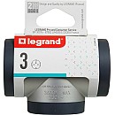 LEGRAND Πολύπριζο Σταυρός Σούκο 3 θέσεων Ασημί 694523