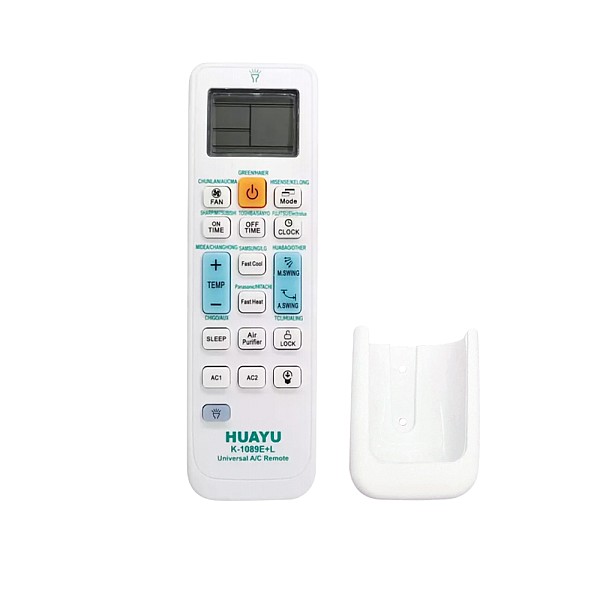 K-1089E-L Universal Τηλεχειριστήριο κλιματιστικών με Φωτισμό LED 1000 σε 1 HUAYU 