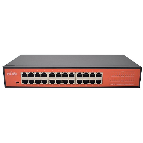 Wi-Tek WI-SG124D v2 Unmanaged L2 Switch με 24 Θύρες Gigabit (1Gbps) Ethernet