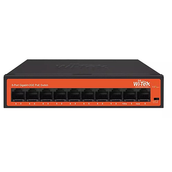 Wi-Tek WI-PS308GH v2 Unmanaged L2 PoE+ Switch με 8 Θύρες Gigabit (1Gbps) Ethernet