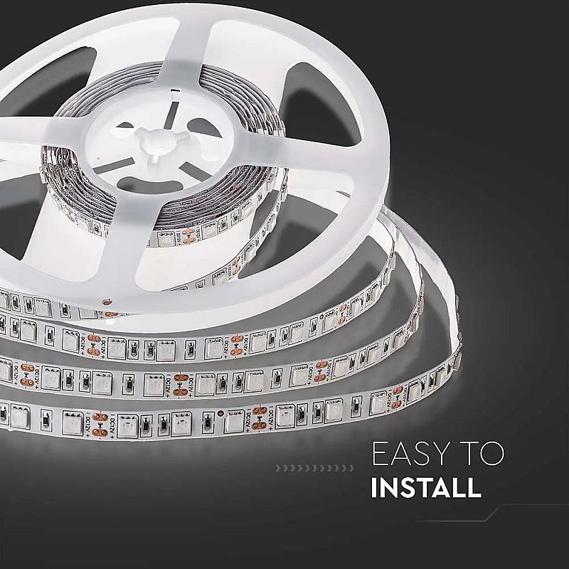 Ταινία led ισχύος 11w/m 60 led/m 5050 IP20 χρωματισμός Ψυχρό λευκό IP20 5 μέτρα VT-5050-60 V-TAC 212126