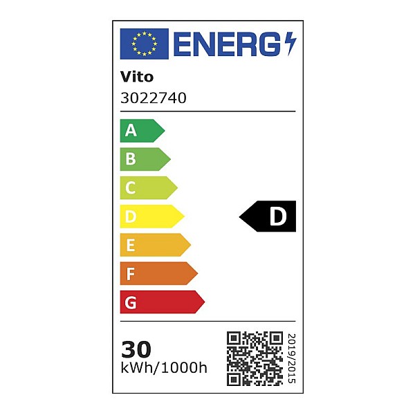 Προβολέας LED SMD 30W 3540Lm Φυσικό Λευκό 4000Κ IP65 Γκρι RONA 3022740 VITO