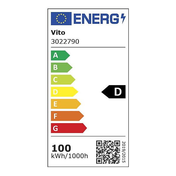 Προβολέας LED SMD 100W 12000Lm Ψυχρό Λευκό 6000Κ IP65 Γκρι RONA 3022790 VITO