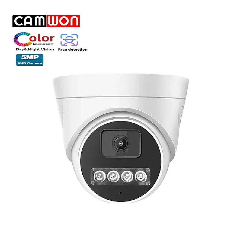 CAMWON MHD-VLAK500 Dome Full Color Night Vision κάμερα HD 5Mpixels 3in1 2.8mm  Λευκή