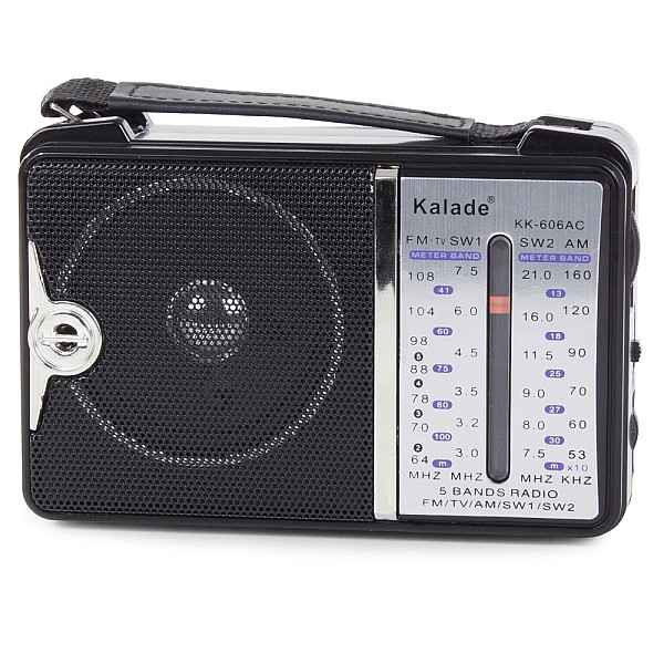 Φορητό αναλογικό ραδιόφωνο AM/FM KK-606AC Kalade 