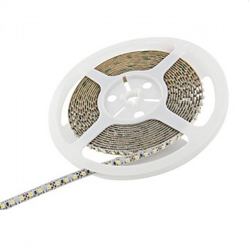 Tαινία LED DC:24V SMD2835 8W/m IP20 Θερμό Λευκό 3000K 5 μέτρα VT-25835-126 V-TAC 212593