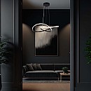 Φωτιστικό οροφής LED Designer 20W 3000K Θερμό λευκό σε Μαύρο χρώμα 8012 V-TAC