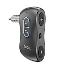 Bluetooth Transmitter Hoco E73 Pro Journey 2-in-1 BT v5.0,έξοδος AUX 3.5mm και USB-C με Ενσωματωμένο Μικρόφωνο Μαύρο