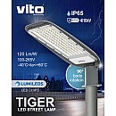 LED φωτιστικό δρόμου 30W 4000Κ Φυσικό λευκό ανθρακί σώμα 3600Lm TIGER 3104400 VITO