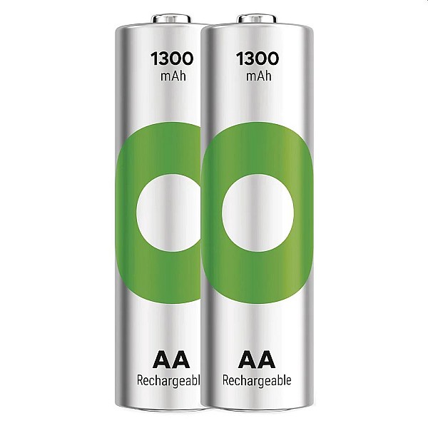 GP Μπαταρία Επαναφορτιζόμενη RECYKO AA 1300mAh 2 Τεμάχια