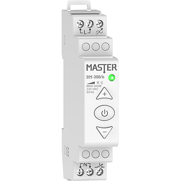 Dimmer ράγας DM-300/b Ηλεκτρονικός ρεοστάτης ρύθμισης επαγγελματικού φωτισμού led 300W MASTER-ELECTRIC