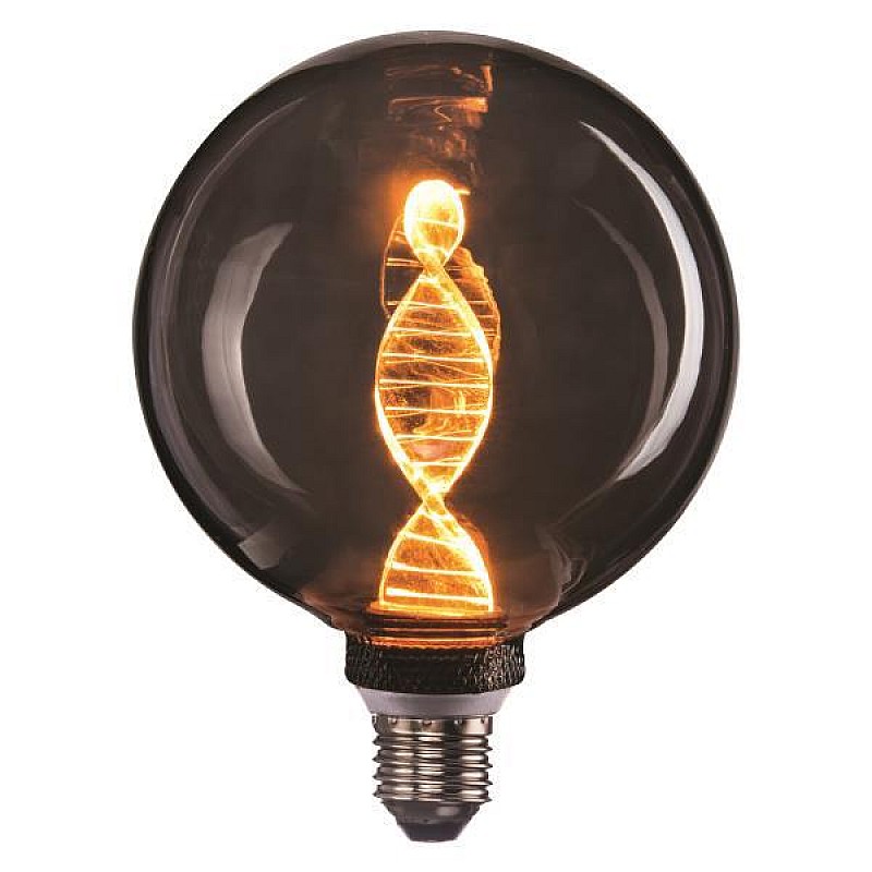 Λάμπα LED E27 Special Filament G125 4W E27 1800K Dimmable  DNA Smoky147-78731 EUROLAMP