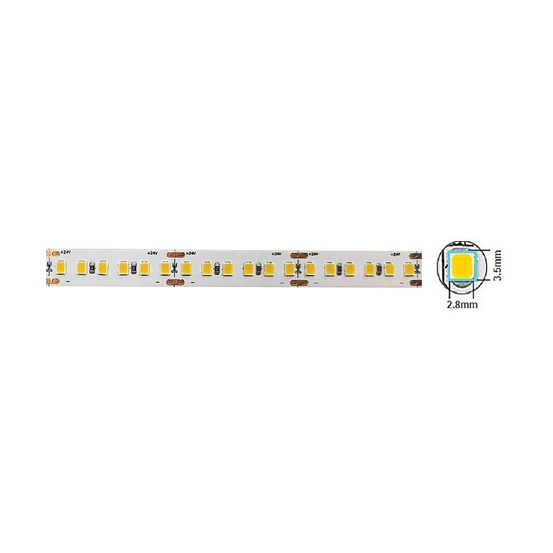 Ταινία led ισχύος 18W/m 180led/m 2835 IP20 Φυσικό Λευκό 4000Κ STRIPLED-PLUS 5 μέτρα 5540430 VITO