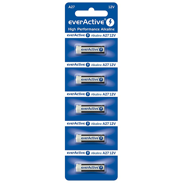 EverActive Αλκαλικές μπαταρίες 12V (27A) πακέτο 5 μπαταριών L828