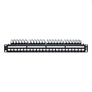  Keystone patch panel 19" 2 x RJ45 κατηγορίας 5e, 6 ή 6A μαύρο Linkeo C Legrand 632850