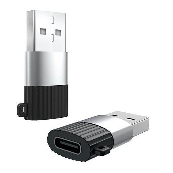 XO NB149-E Μετατροπέας USB-C male σε USB-A female Black and silver