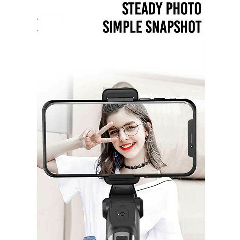 XO SS08 Selfie Stick Τρίποδο Κινητού με Bluetooth Μαύρο