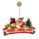 Χριστουγεννιάτικο διακοσμητικό παραθύρων Merry Christmans μπαταρίας 10 LED  93000 OEM