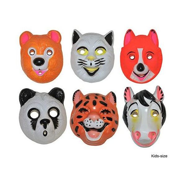 Αποκριάτικο Αξεσουάρ-Halloween μάσκα ζώα σε 6 διαφορετικά σχέδια 61084 OEM