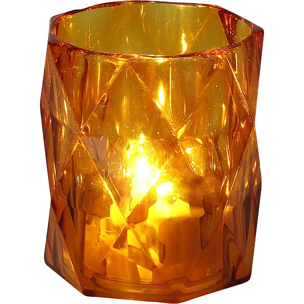 Επιτραπέζιο Μίνι Φωτιστικό LED μπαταρίας πορτοκαλί 6cm AX5-320440