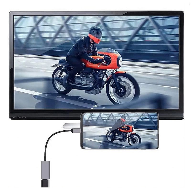 Adaptor (Μετατροπέας) USB-C σε HDMI 4K/60Hz  γκρι CAB-UC086 Powertech