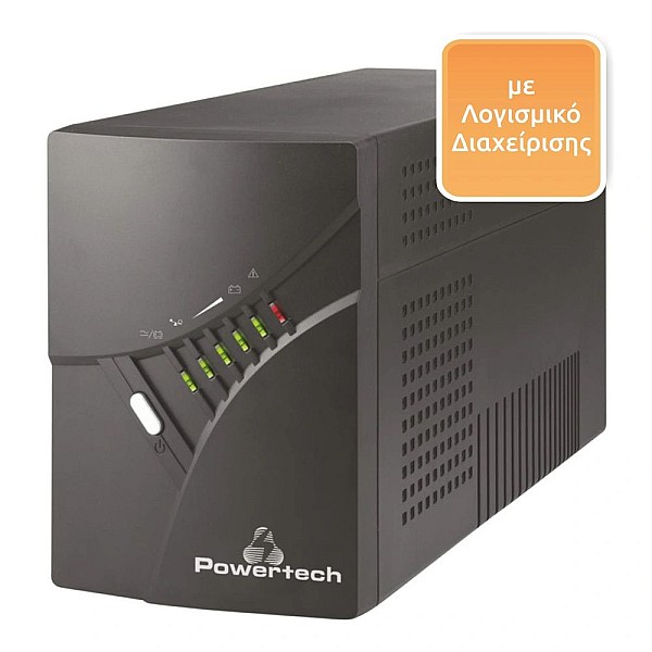 POWERTECH PT-2000 UPS Line Interactive, 2000VA/1200W