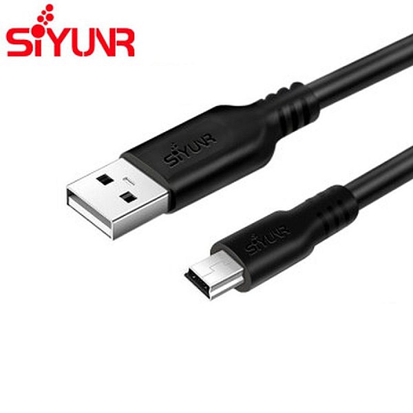 Καλώδιο USB 2.0 σε USB Mini Μαύρο 0.3m SY-UT3003-H  SIYUNR