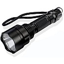 Φακός αλουμινίου LED CREE  Flashlight 10watt 500 Lumens επαναφορτιζόμενος C8 OEM