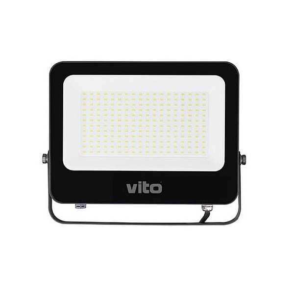 Προβολέας LED SMD 200W Ψυχρό Λευκό 6000Κ IP65 Μαύρος SAVA 3022670 VITO