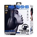 REMAX RB-705HB Bluetooth Gaming Headset with Microphone Ασύρματα στερεοφωνικά ακουστικά κεφαλής σε μαύρο χρώμα