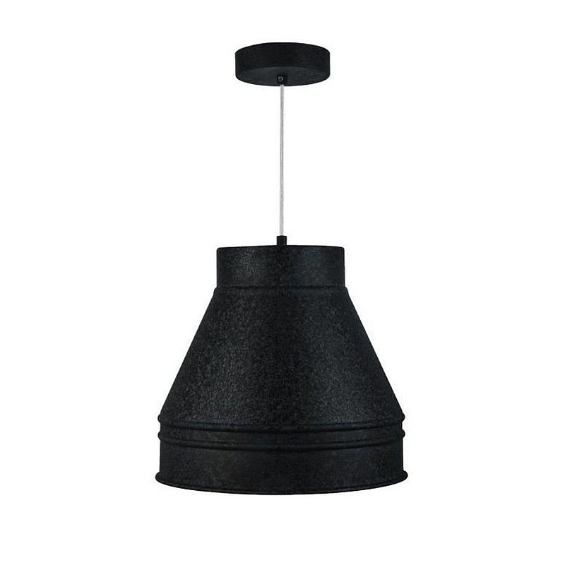 Φωτιστικό Οροφής Κρεμαστό μεταλλικό E27 Shine Black-Golden MOLDE-1D VITORAINA 4102120