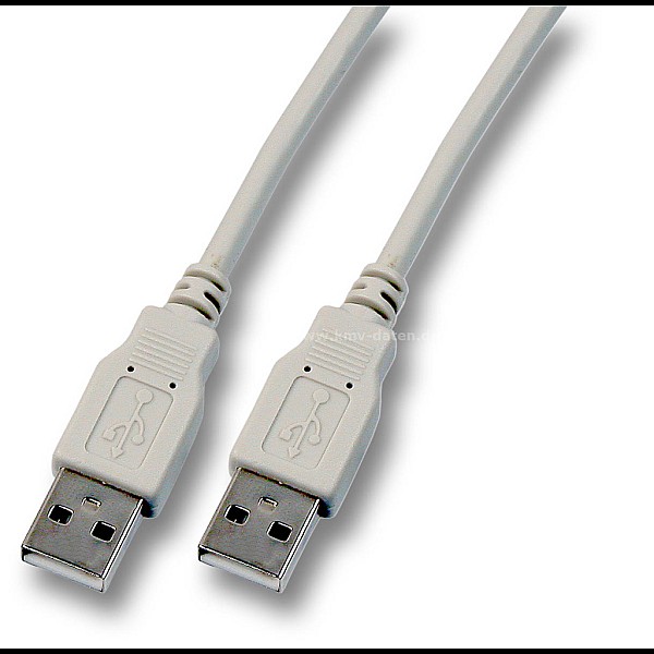 Kαλώδιο επέκτασης USB 2.0 Τύπου-Α αρσενικό σε USB 2.0  Τύπου-Α αρσενικό γκρι 5m 06.005.002 OEM