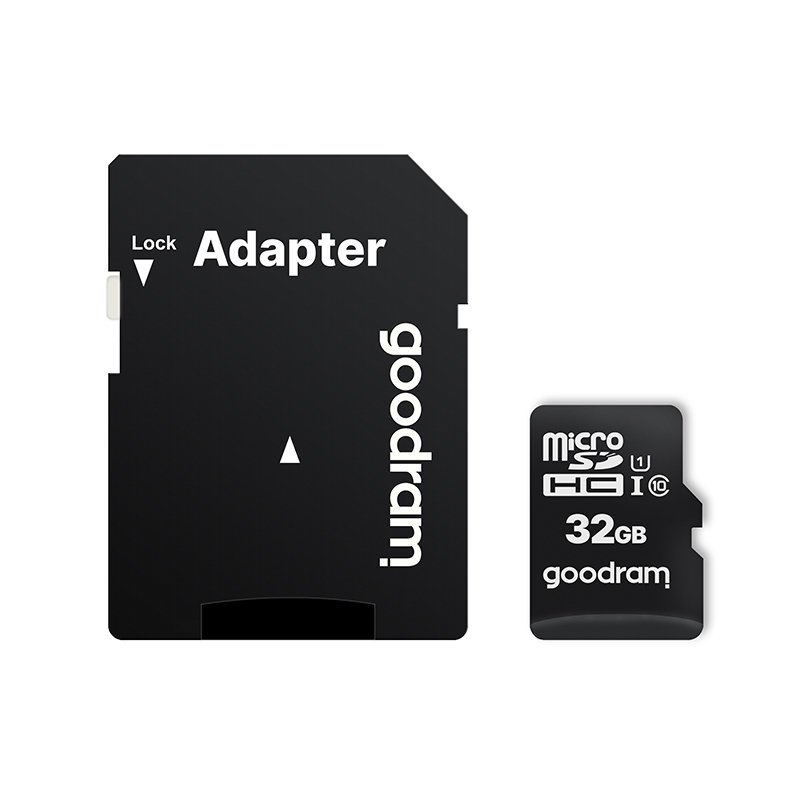 GoodRam Κάρτα Μνήμης Micro 32GB M1AA micro SDΧC Class 10 UHS-1 + adapter