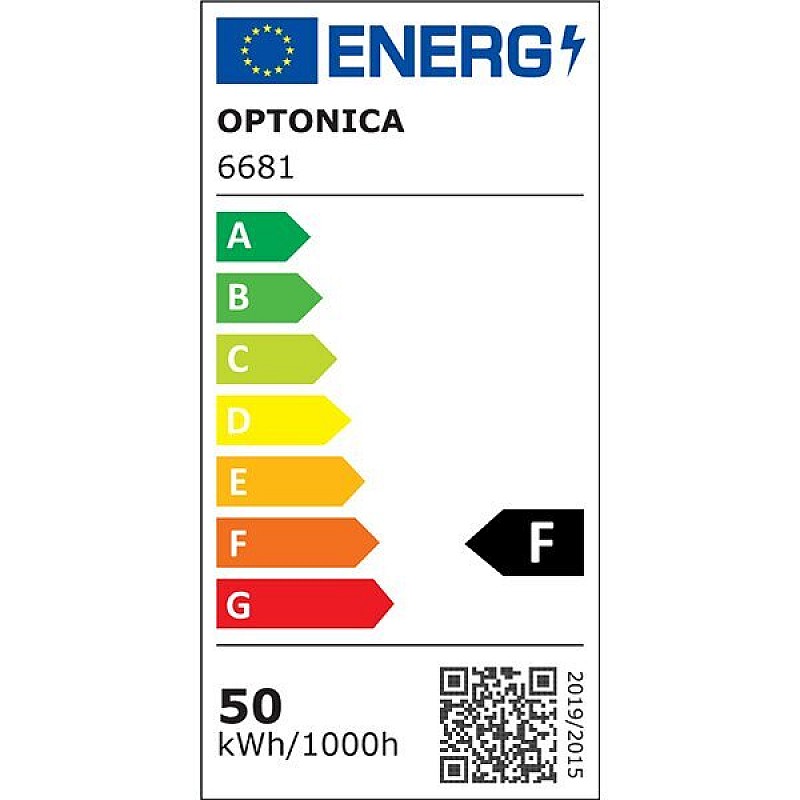 Φωτιστικό LED 50W Γραμμικό Πρισματικό Optonica 150cm Φυσικό Λευκό 4000Κ  MT-N 6681