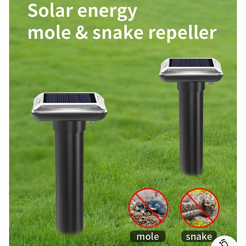 Ηλιακή συσκευή απομάκρυνσης  Τρωκτικών και Φιδιών με πάσσαλο Solar Snake Repeller SR00311 OEM σετ 2 τεμάχια