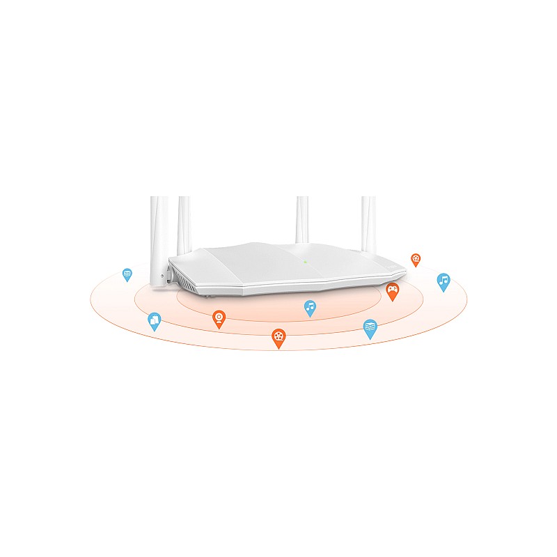 Tenda AC5 Smart dual band wireless router AC1200 4x FE